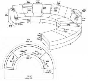 measurements sofa